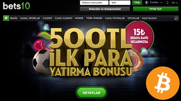 bets10 bitcoin 500 tl para yatırma bonusu