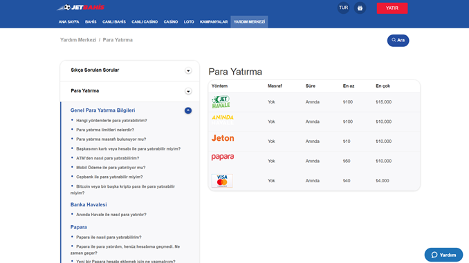 Jetbahis Papara ile Para Yatırma