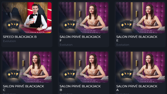 Canlı blackjack